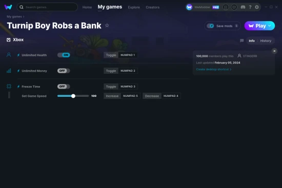 Turnip Boy Robs a Bank cheats screenshot