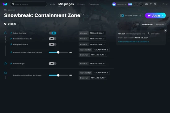 captura de pantalla de las trampas de Snowbreak: Containment Zone