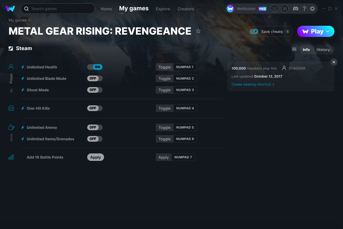 METAL GEAR RISING: REVENGEANCE no Steam
