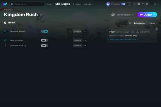captura de pantalla de las trampas de Kingdom Rush