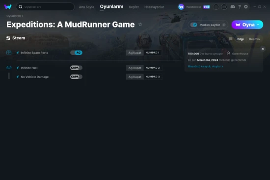 Expeditions: A MudRunner Game hilelerin ekran görüntüsü