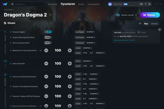 Dragon's Dogma 2 hilelerin ekran görüntüsü