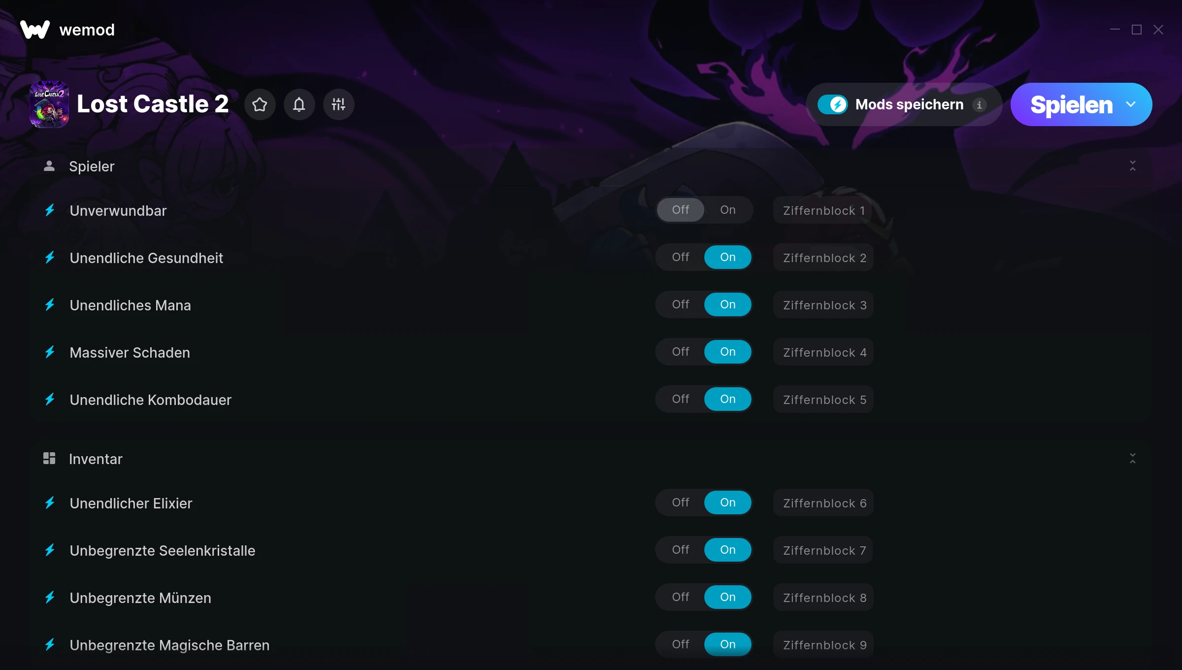Lost Castle 2 Cheats Screenshot