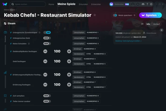 Kebab Chefs! - Restaurant Simulator Cheats Screenshot