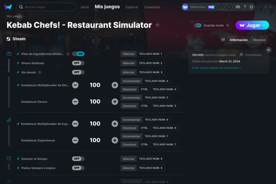 captura de pantalla de las trampas de Kebab Chefs! - Restaurant Simulator