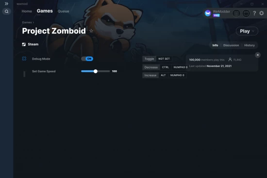 Project Zomboid cheats screenshot