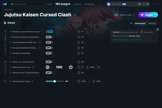 captura de pantalla de las trampas de Jujutsu Kaisen Cursed Clash