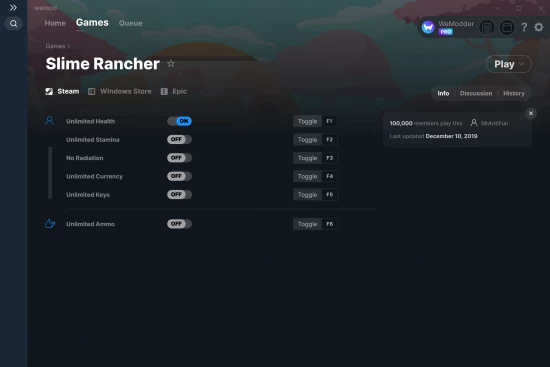 Slime Rancher cheats screenshot