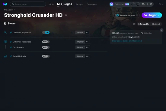 captura de pantalla de las trampas de Stronghold Crusader HD