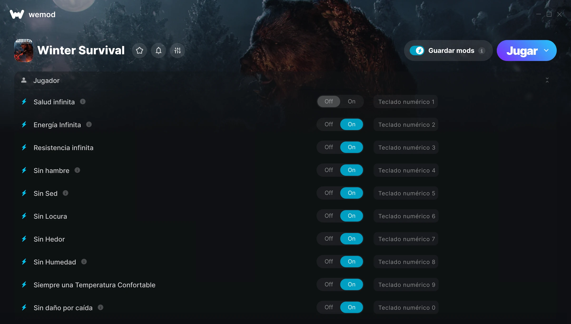 Captura de pantalla de las trampas de Winter Survival