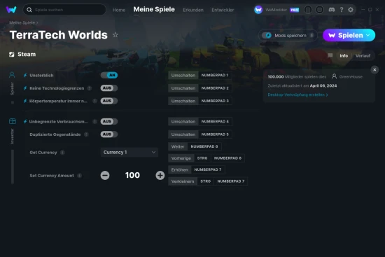 TerraTech Worlds Cheats Screenshot