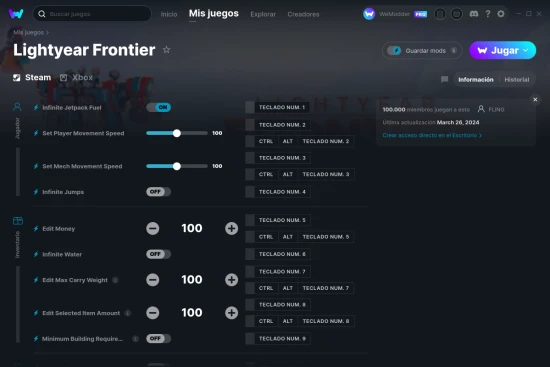 captura de pantalla de las trampas de Lightyear Frontier
