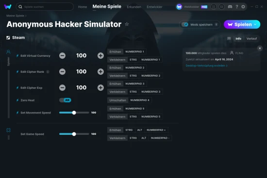Anonymous Hacker Simulator Cheats Screenshot