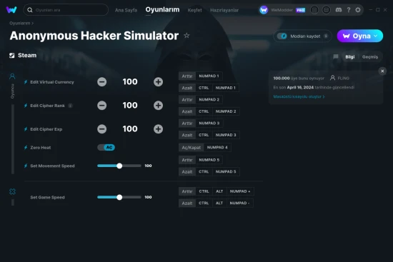 Anonymous Hacker Simulator hilelerin ekran görüntüsü