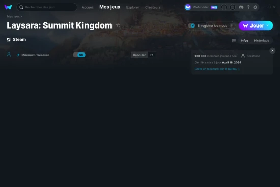 Capture d'écran de triches de Laysara: Summit Kingdom