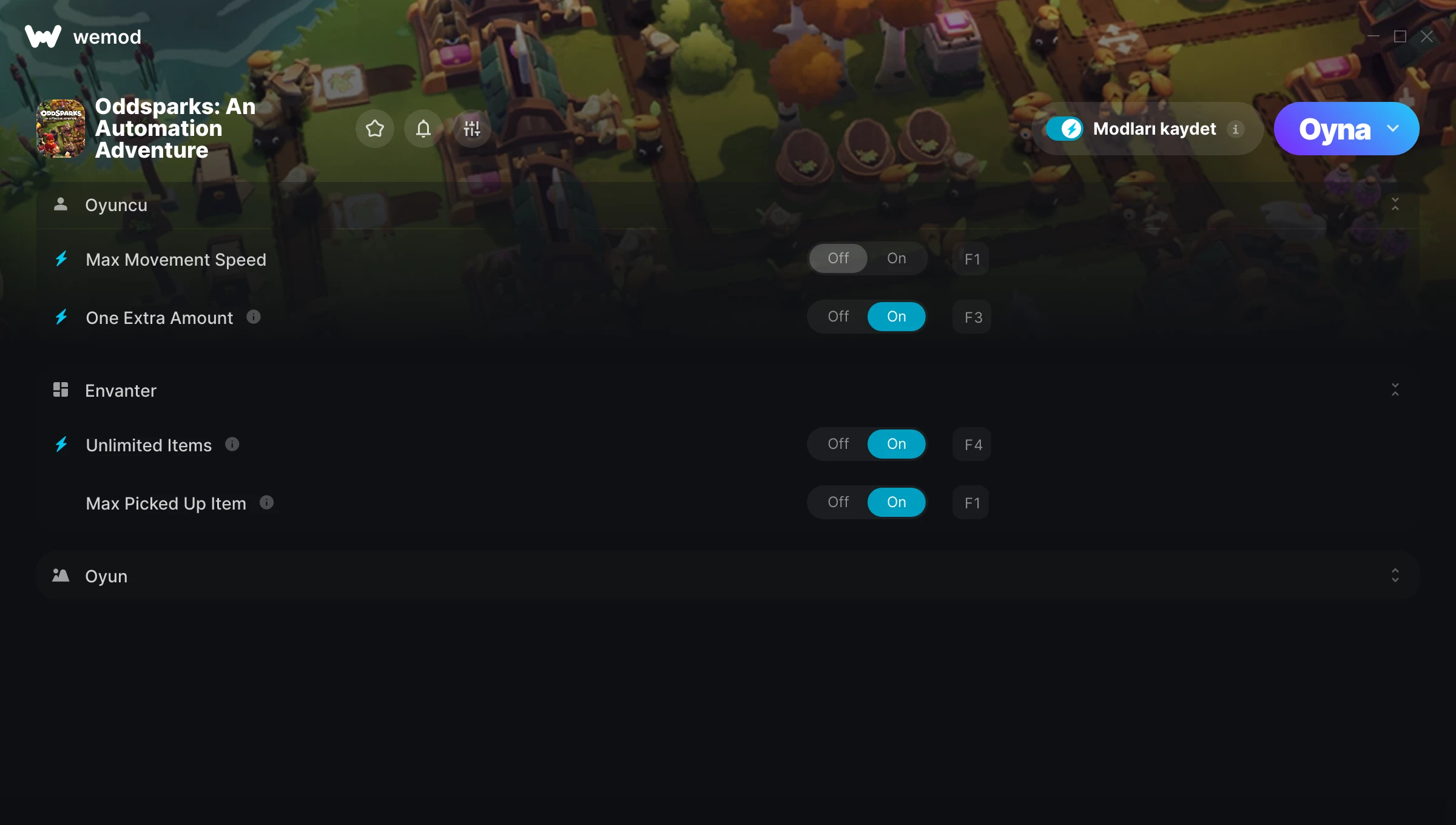 Oddsparks: An Automation Adventure hilelerinin ekran görüntüsü