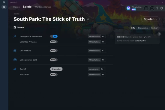 South Park: The Stick of Truth Cheats Screenshot