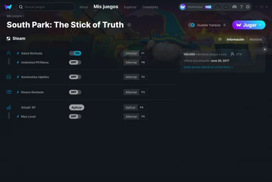 captura de pantalla de las trampas de South Park: The Stick of Truth