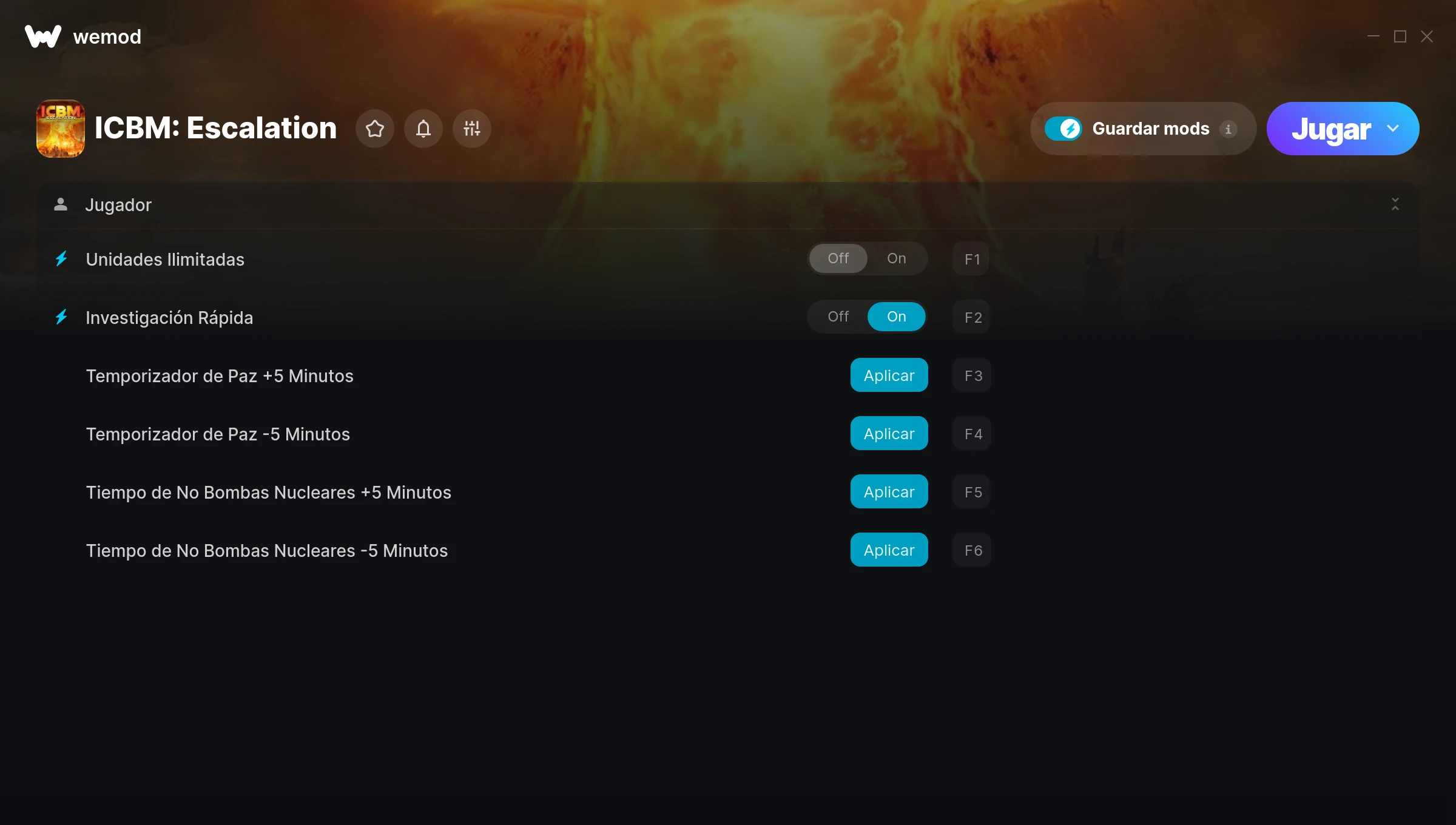 Captura de pantalla de las trampas de ICBM: Escalation
