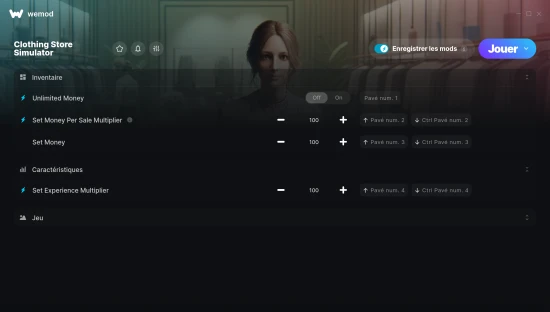 Capture d'écran de triches de Clothing Store Simulator