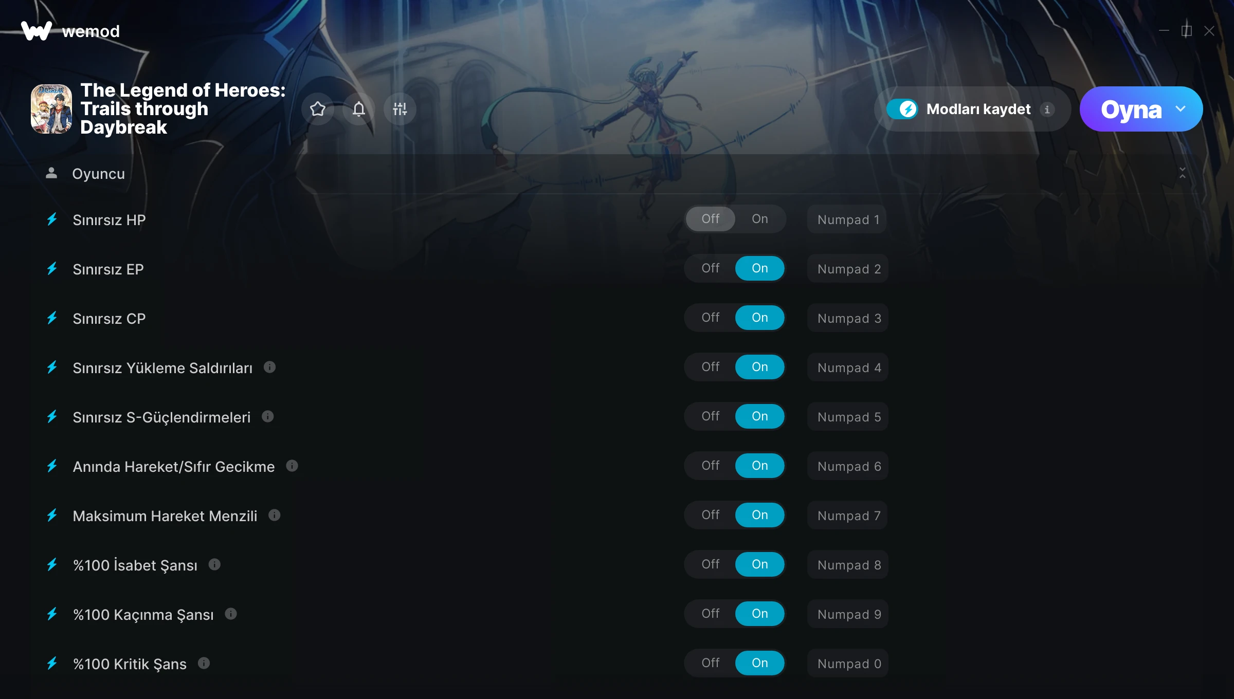 The Legend of Heroes: Trails through Daybreak hilelerinin ekran görüntüsü