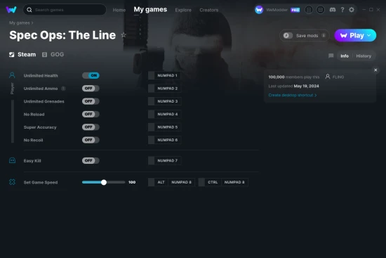 Spec Ops: The Line cheats screenshot