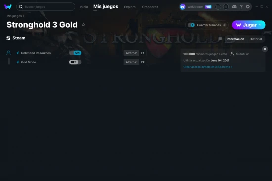 captura de pantalla de las trampas de Stronghold 3 Gold