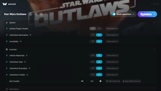 Star Wars Outlaws Cheats Screenshot