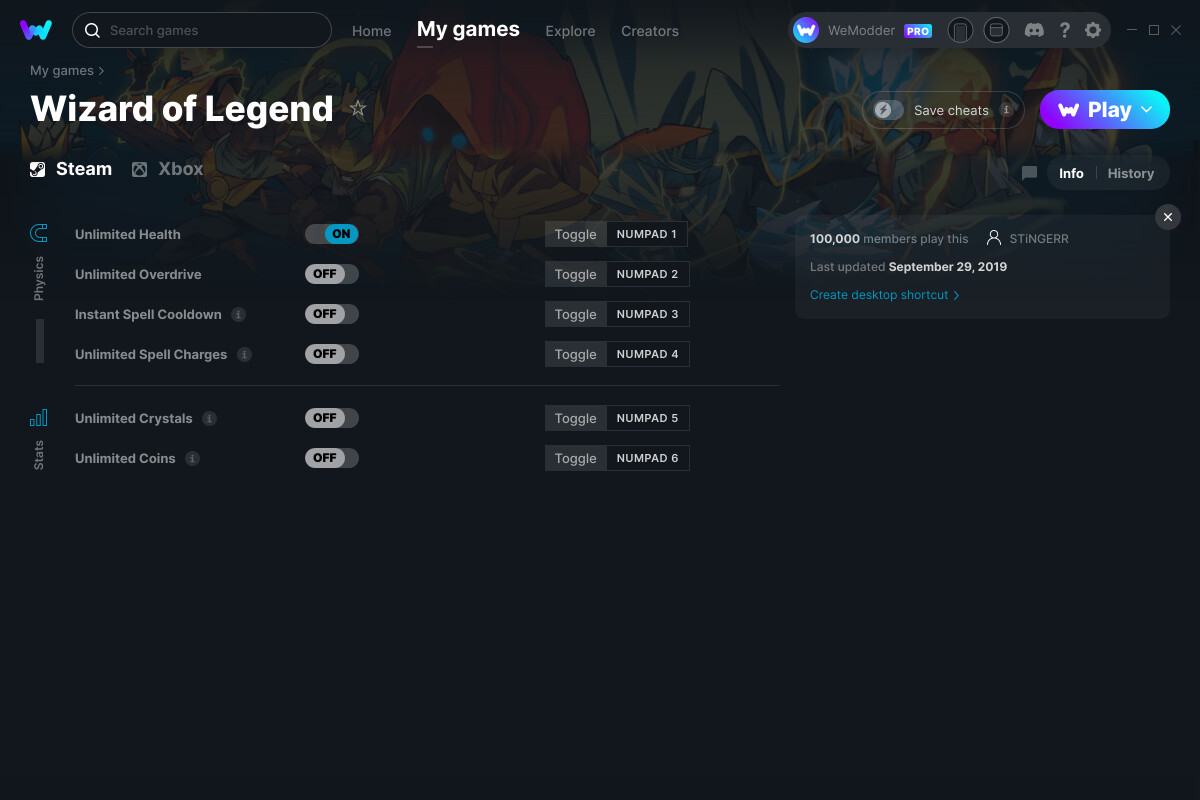 Wizard of Legend on Steam