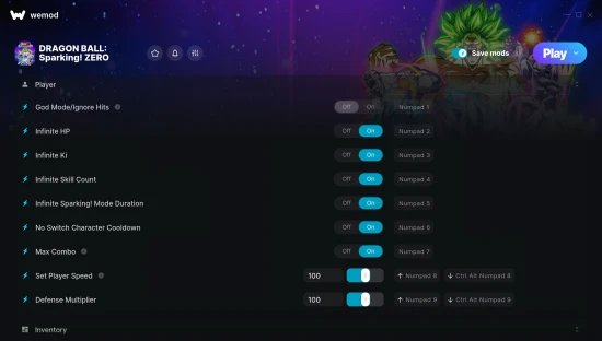 DRAGON BALL: Sparking! ZERO cheats screenshot
