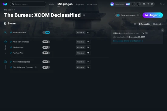captura de pantalla de las trampas de The Bureau: XCOM Declassified