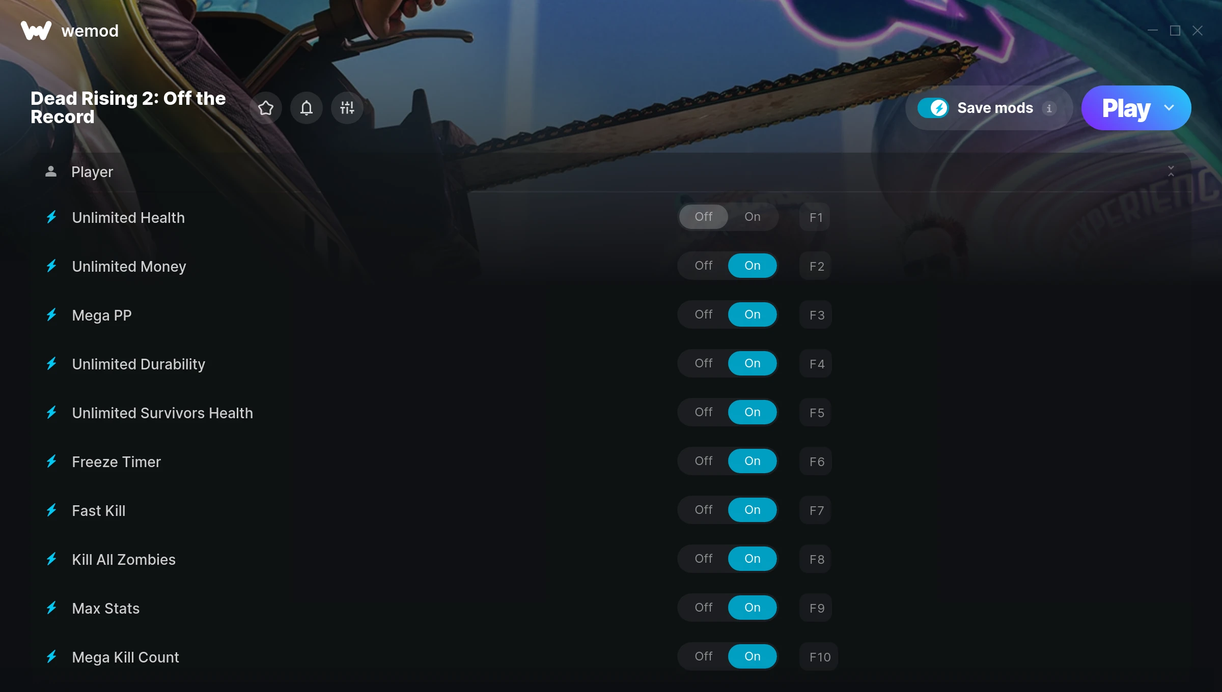 Dead Rising 2 Off the Record Cheats & Trainers for PC WeMod