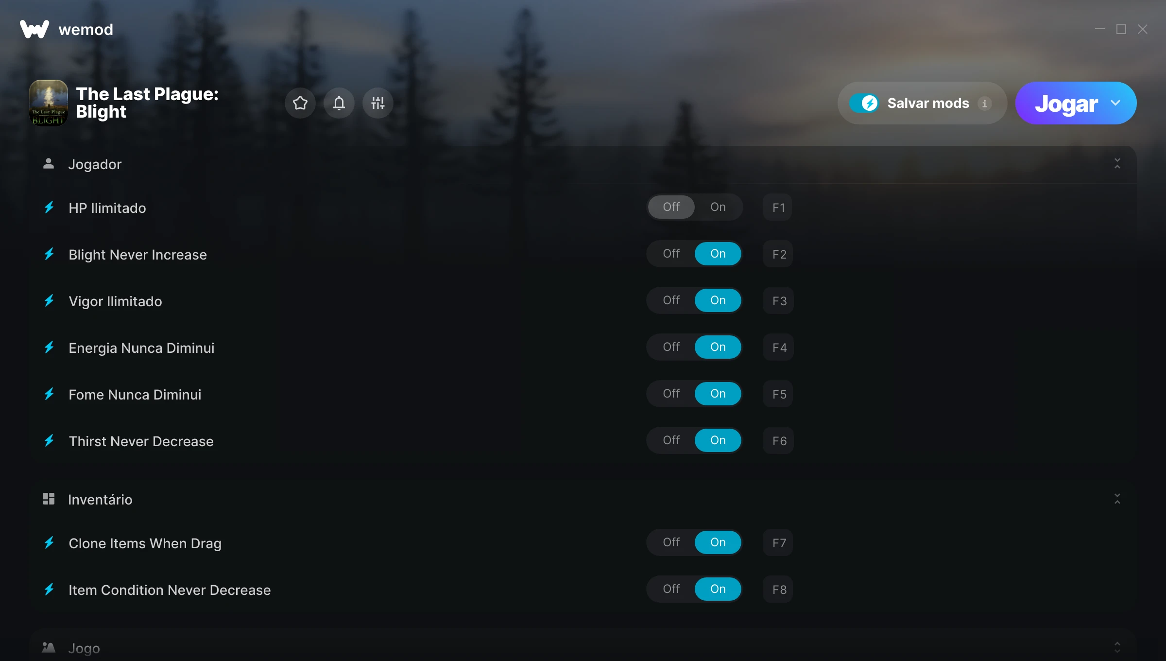Captura de tela de trapaças de The Last Plague: Blight