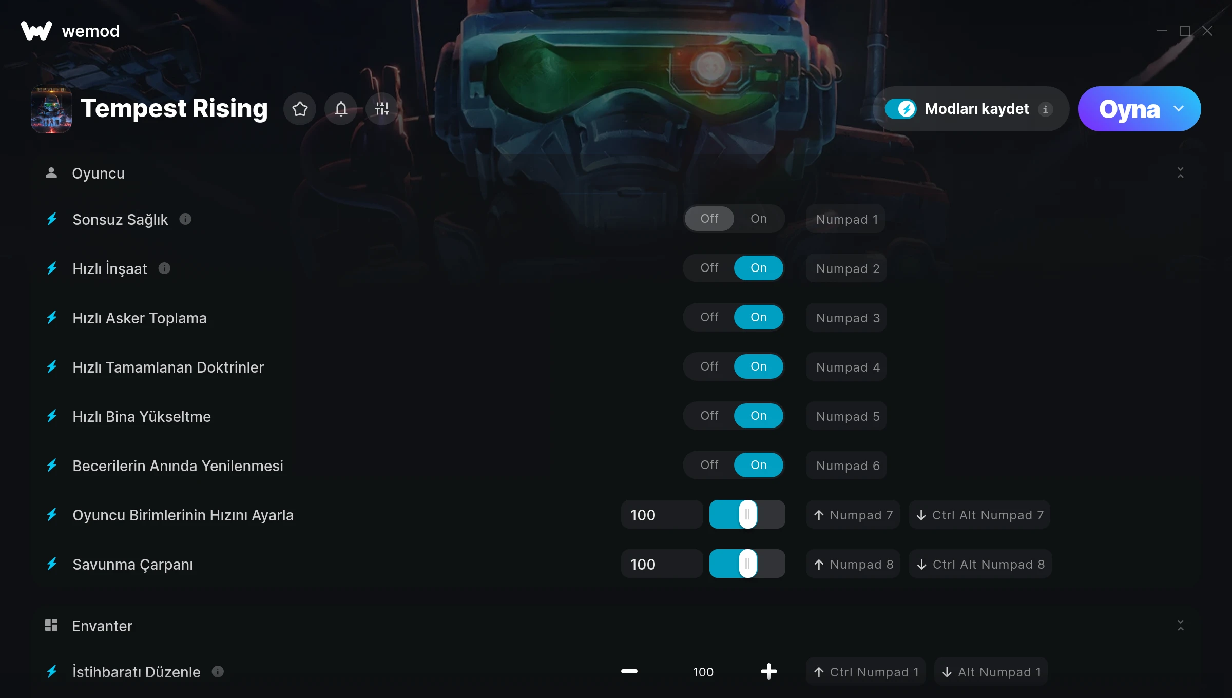 Tempest Rising hilelerinin ekran görüntüsü