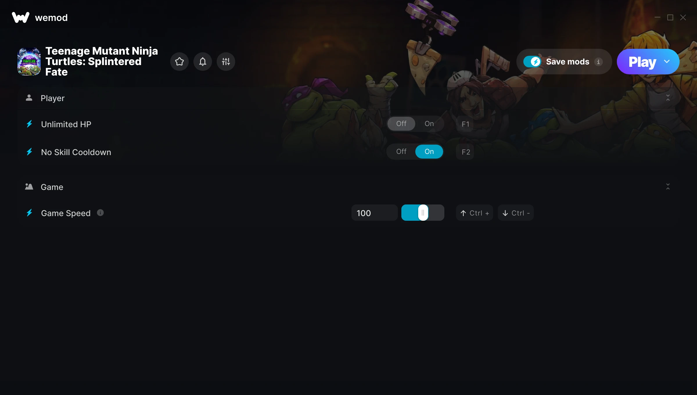 Teenage Mutant Ninja Turtles: Splintered Fate cheats screenshot
