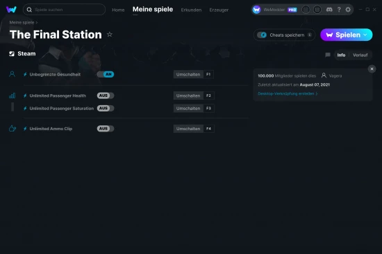 The Final Station Cheats Screenshot