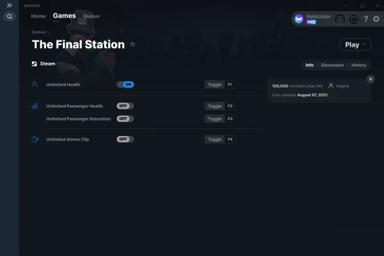 The Final Station cheats screenshot