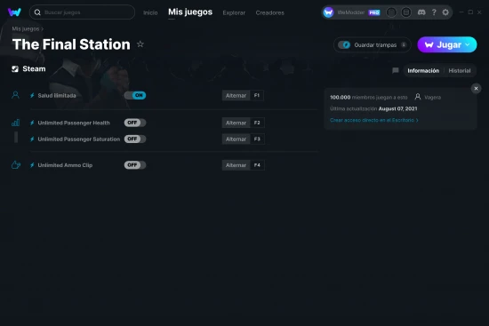captura de pantalla de las trampas de The Final Station