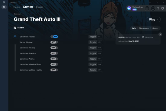 Grand Theft Auto III cheats screenshot