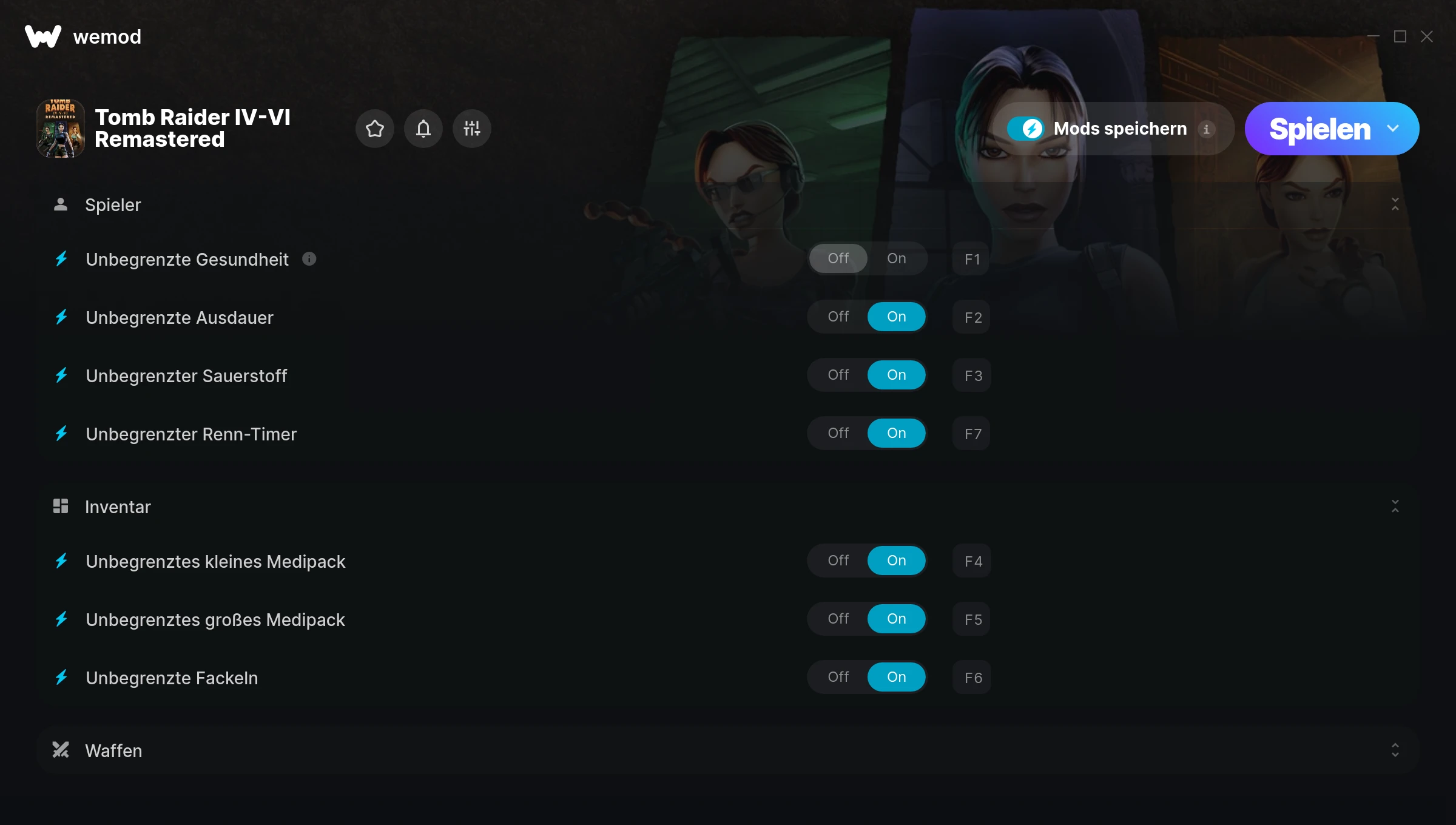 Tomb Raider IV-VI Remastered Cheats Screenshot