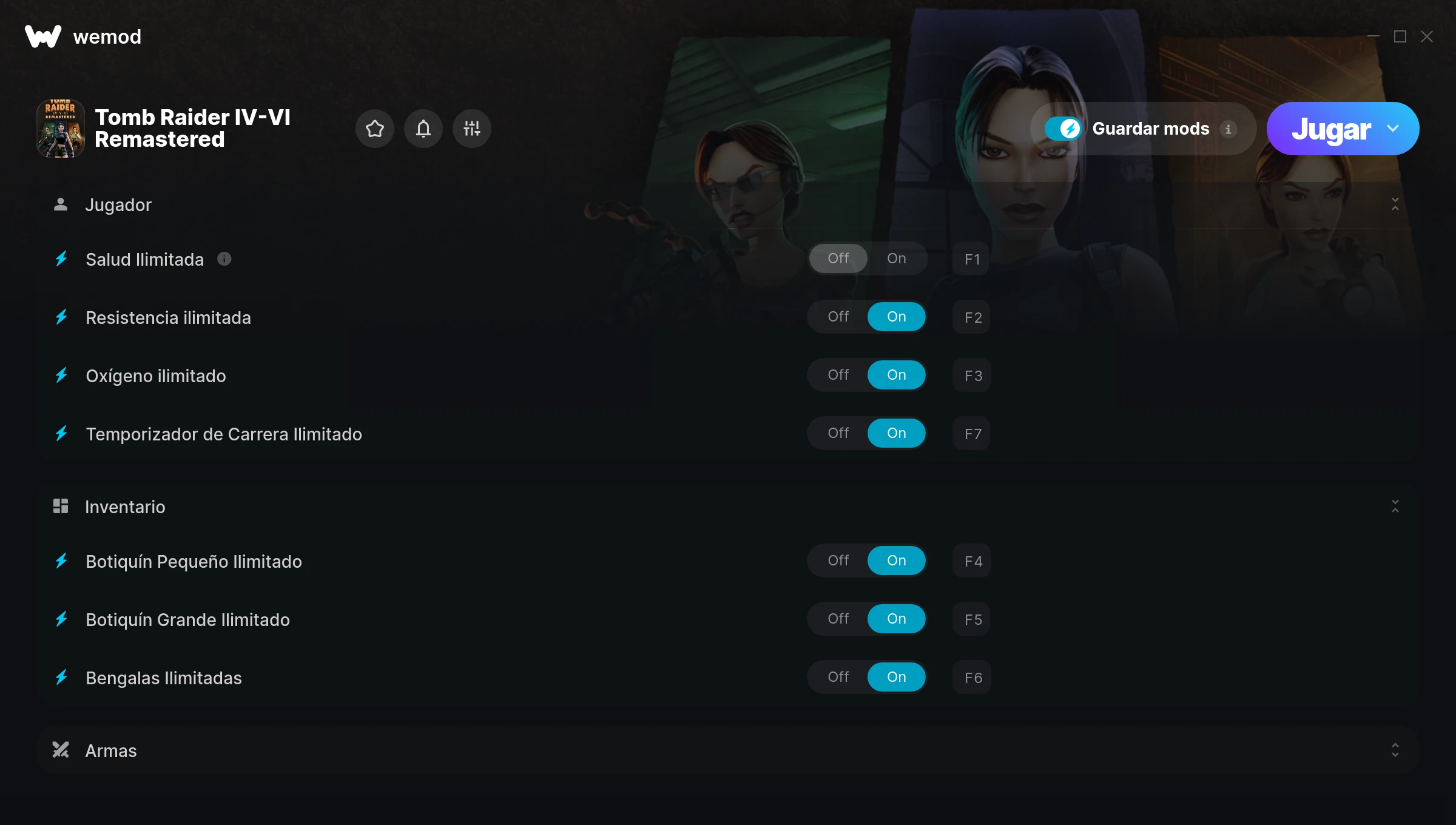 Captura de pantalla de las trampas de Tomb Raider IV-VI Remastered