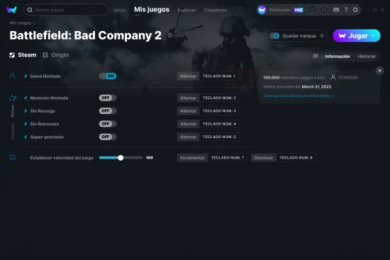 captura de pantalla de las trampas de Battlefield: Bad Company 2