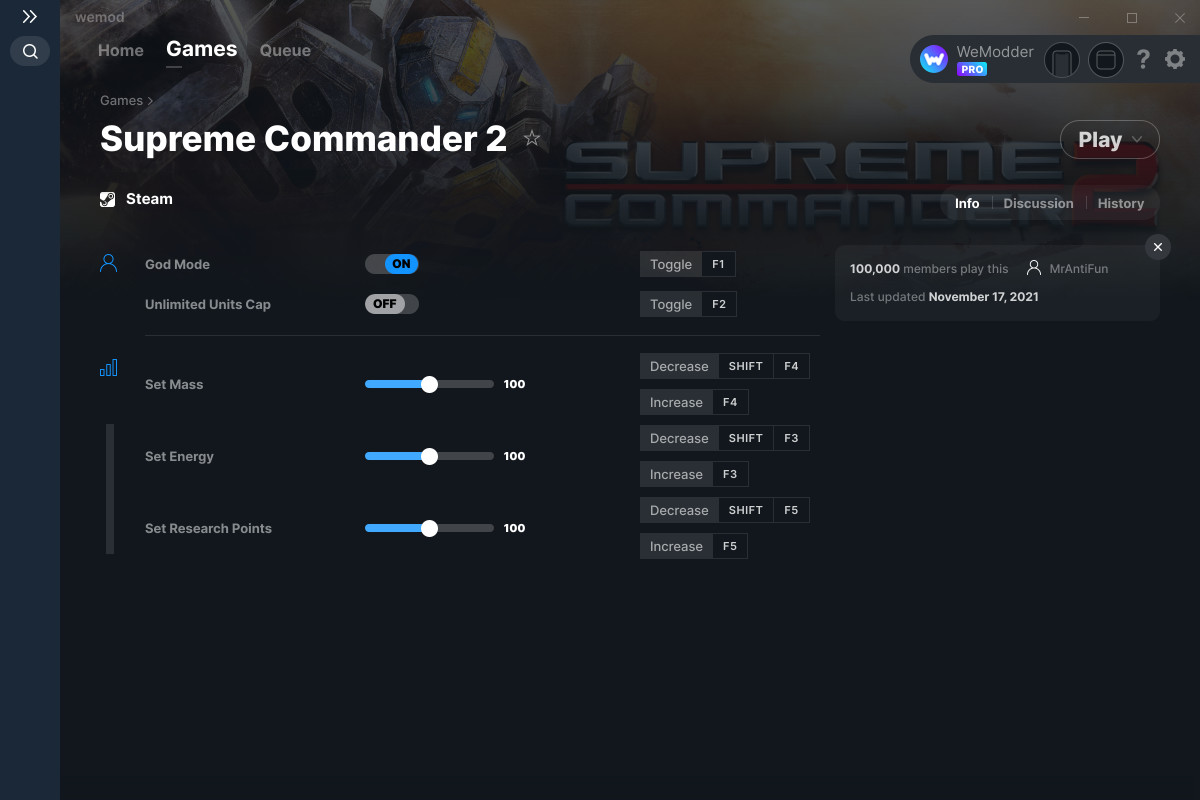 supreme commander 2 pc mass glitch