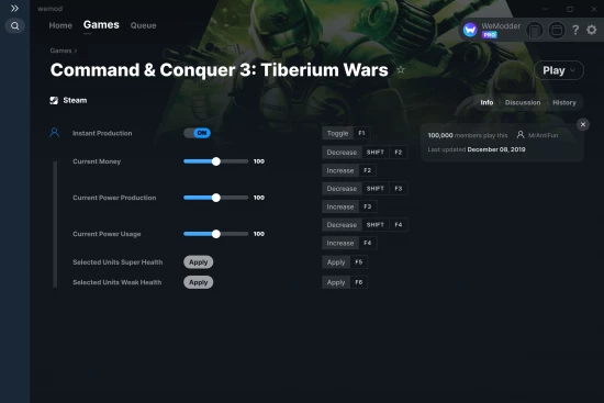 Command & Conquer 3: Tiberium Wars cheats screenshot