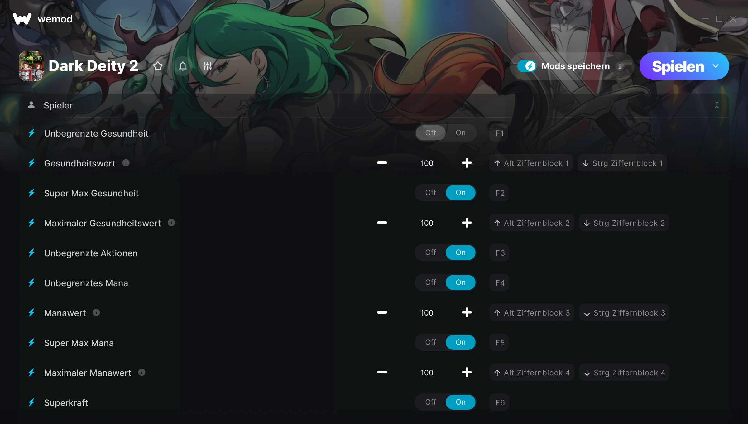 Dark Deity 2 Cheats Screenshot